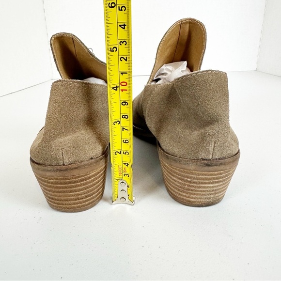 Lucky Brand Leather Cedar Fausst Wood Heel Bootie - Picture 15 of 16